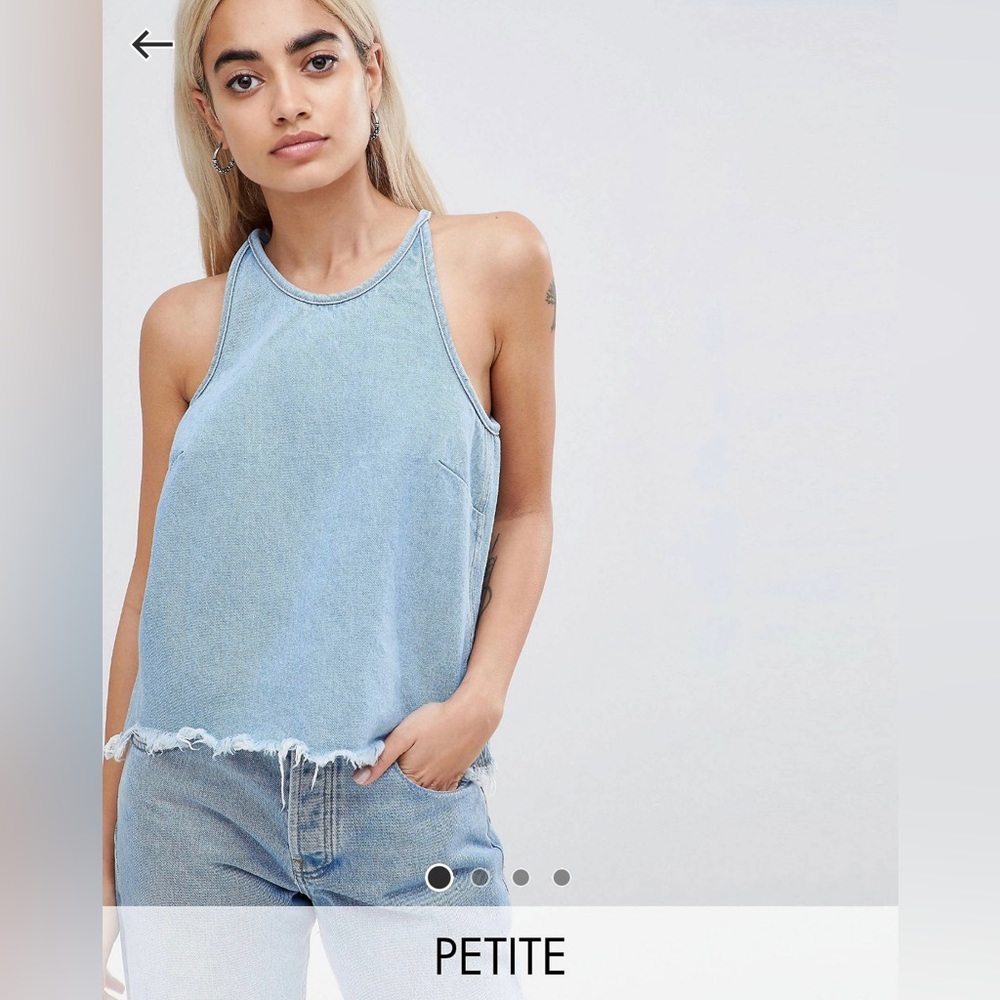 Vero Moda | Petite Distressed Frayed Cami Top